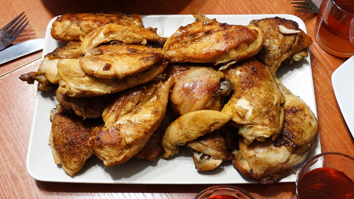 zdjęcie pieczonego kurczaka