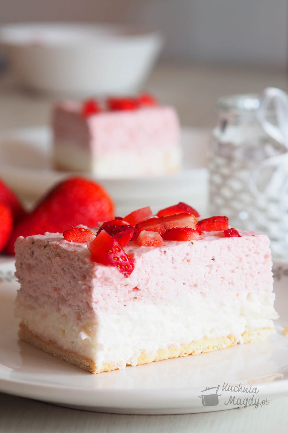 zdjęcie ciasta o nazwie Truskawkowa bajka