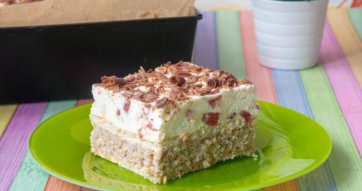 Ciasto craunchy z truskawkami