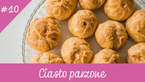 zdjęcie z ptysiami zrobione z ciasta parzonego